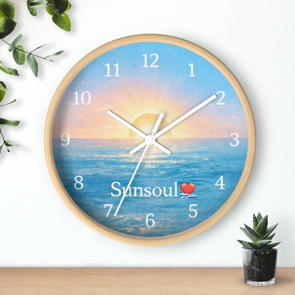 Orologio da Parete Sunsoul – Tempo, Presenza & Consapevolezza