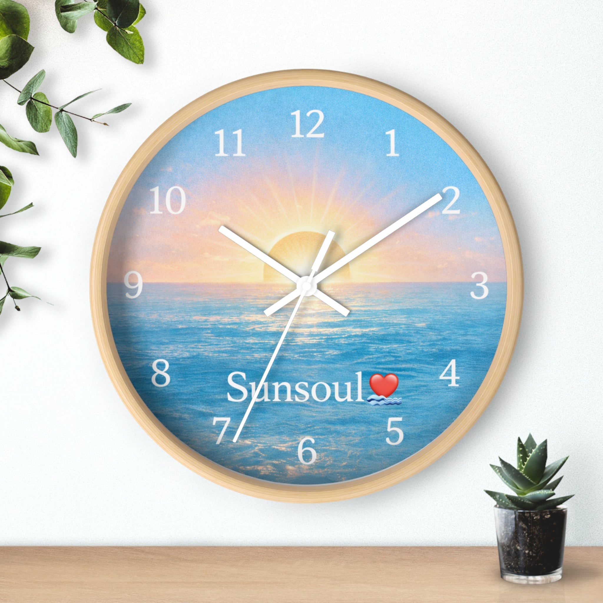 Orologio da Parete Sunsoul – Tempo, Presenza & Consapevolezza