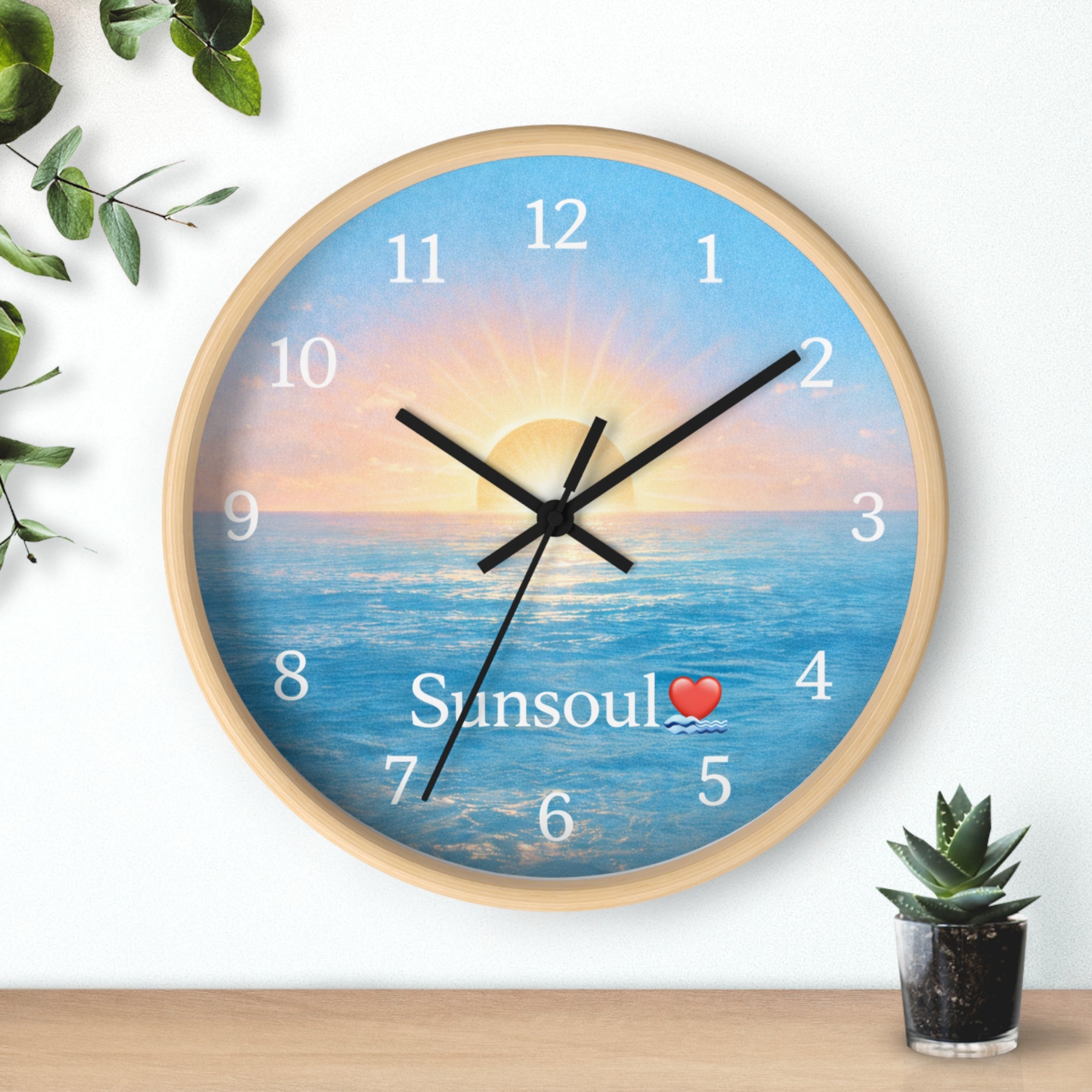 Orologio da Parete Sunsoul – Tempo, Presenza & Consapevolezza