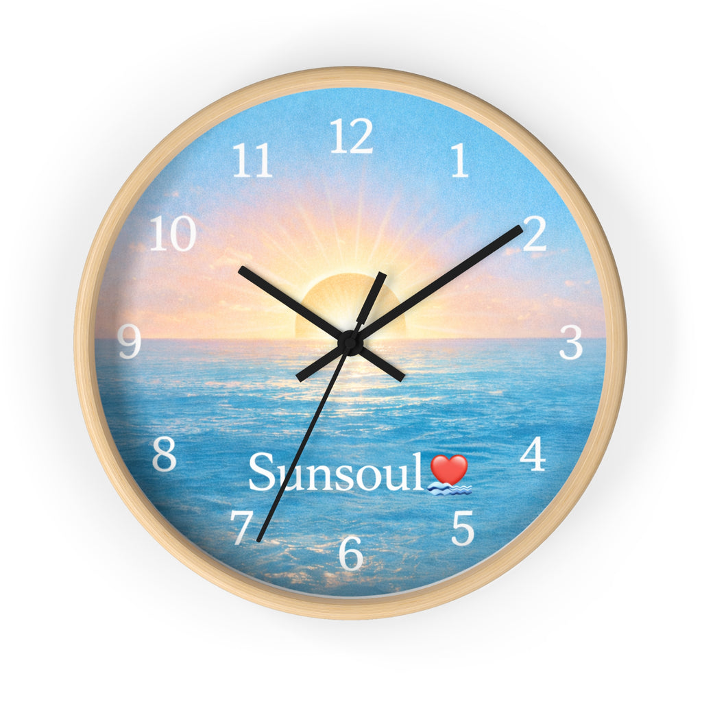 Orologio da Parete Sunsoul – Tempo, Presenza & Consapevolezza