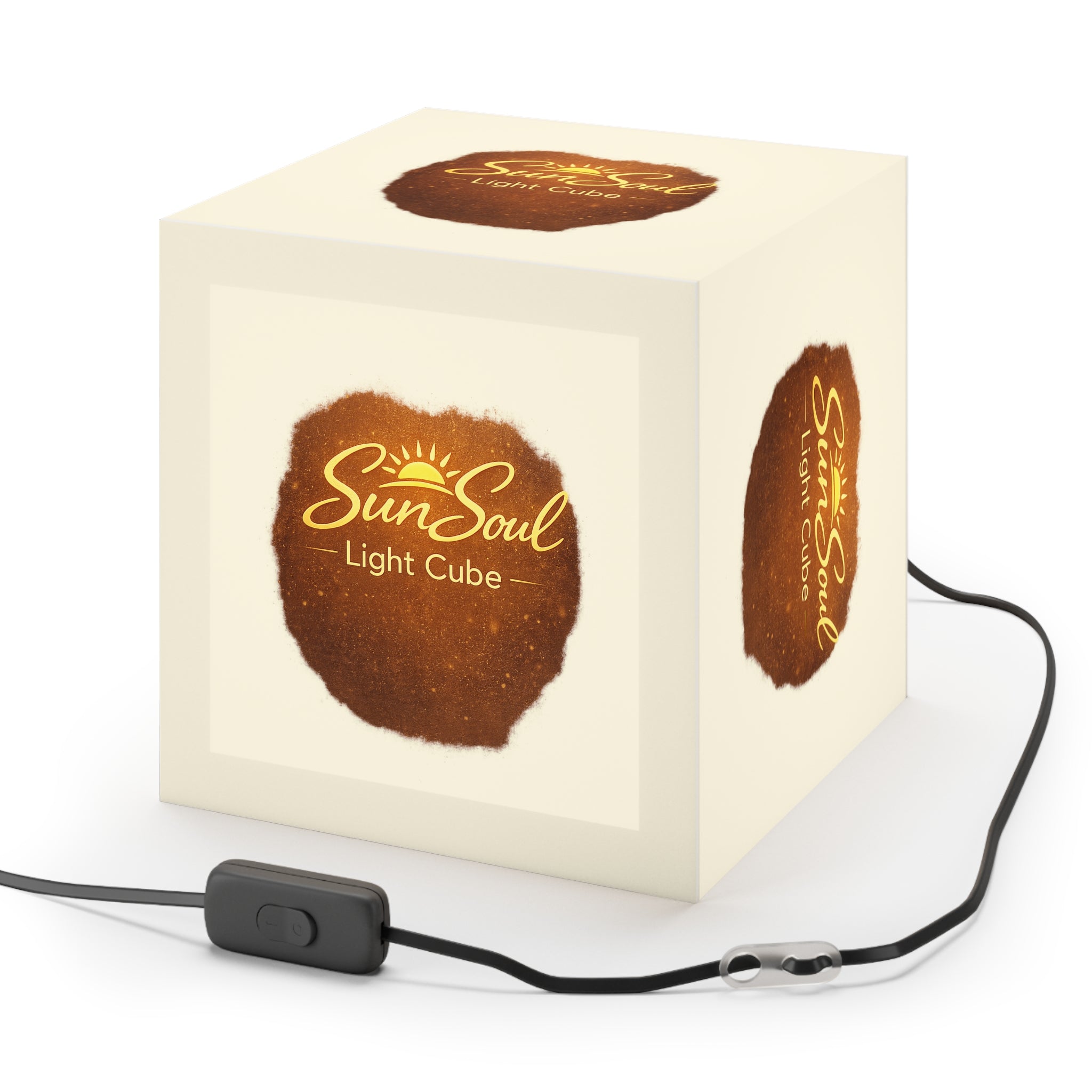 SunSoul Light Cube | Lampada LED di Design con Luce Solare e Anima Moderna