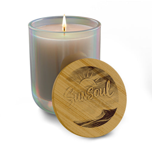 Engraved "SunSoul" 14oz Scented Soy Candle