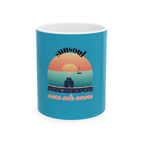 Sunset Romance Ceramic Mug — Mare Sole Amore Tazza lifestyle sunsoul - SUNSOUL Official